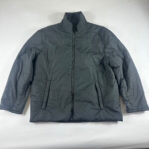 HAWKE‎ & Co Outfitters Men's Size XL Black Puffer Jacket Full Zip Stand Collar